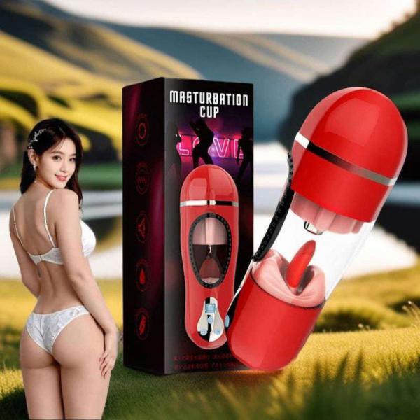 Âm Đạo Rung Nhiệt Liếm  Masturbation Cup – “Phê” Không Tưởng
